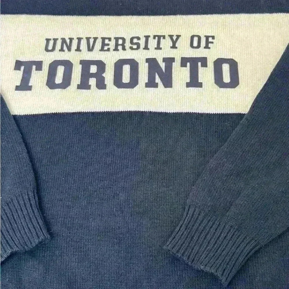 University of Toronto Unisex Stacked Wordmark School Crewneck Bruzer Sweater - Picture 7 of 8